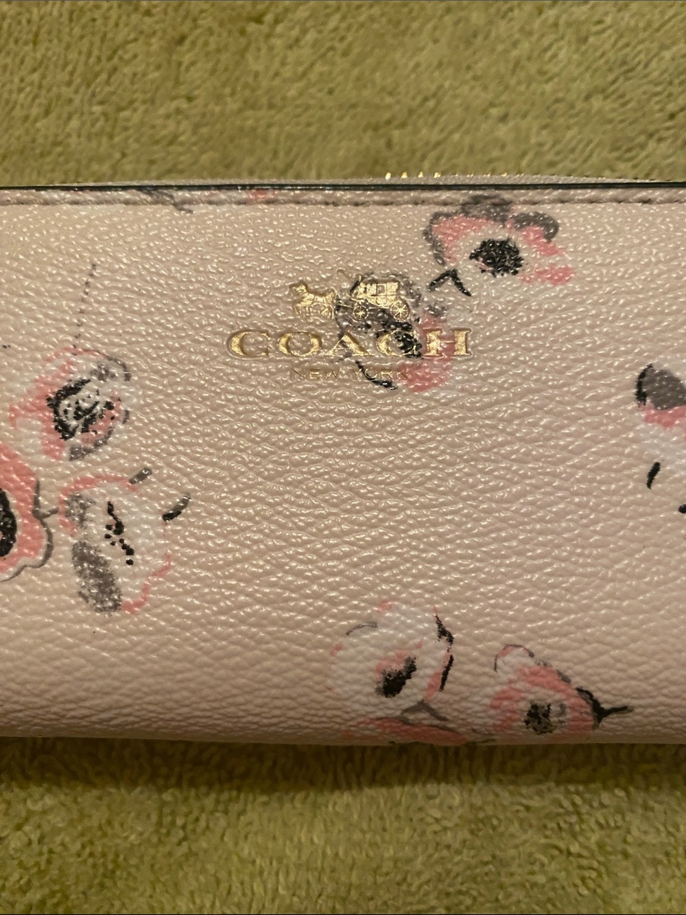 Coach Floral Zip Around Wallet - Picture 2 of 10